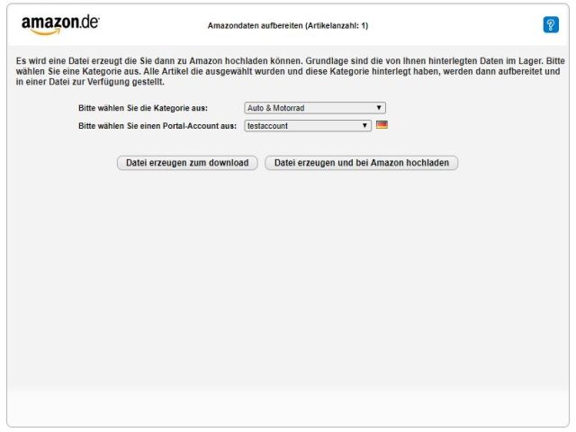 Amazondaten aufbereiten in DreamRobot