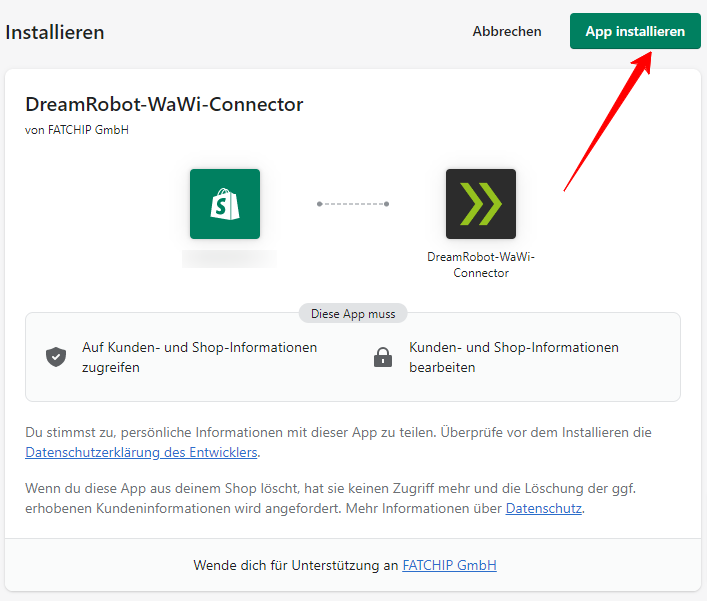 App installieren