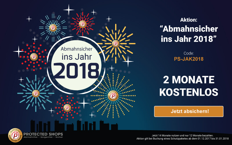 Aktion: „Abmahnsicher ins Jahr 2018“