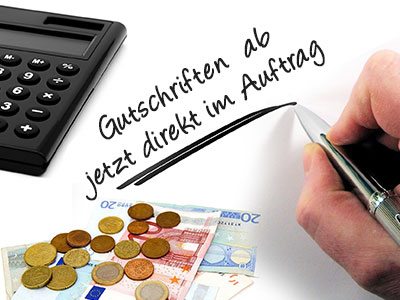 Gutschrift & Teilgutschrift direkt im Auftrag anlegen und bearbeiten