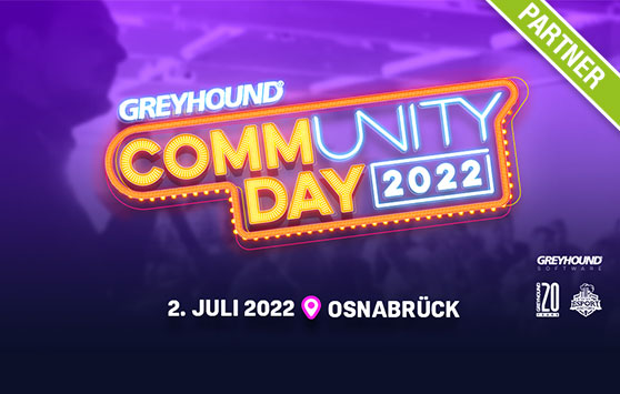 Greyhound Community Day Grafik