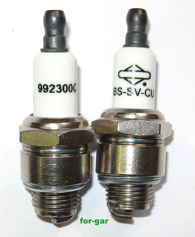 2 Zündkerzen original Briggs /& Stratton 99230 vergleichbar RJ19LM NGK B2R-LM