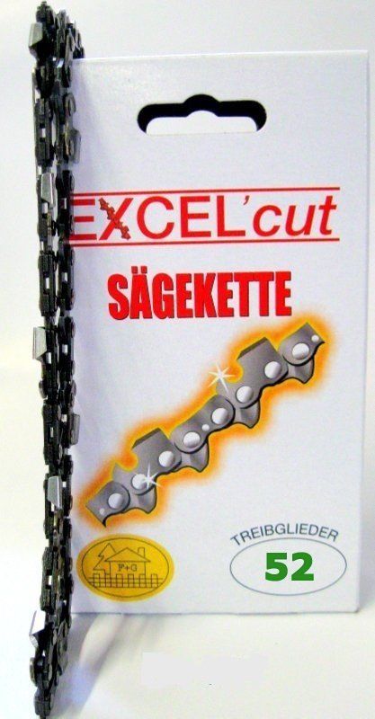 2 Ketten passend für Echo CS 360 35 cm 3//8/" 52TG 1,3mm Sägekette chain Schwert