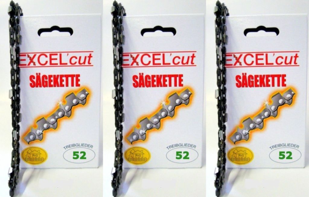 35cm Sägenspezi Kette 3//8/"P 52TG 1,3mm passend für Einhell GH-PC 1235