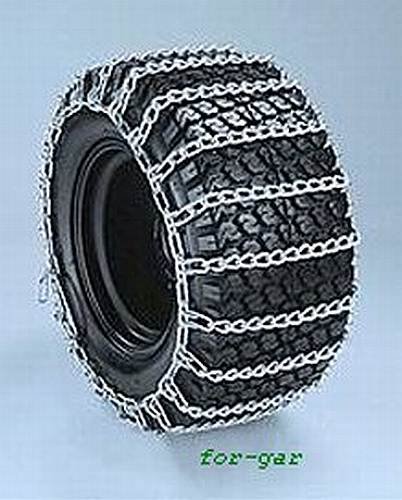 1 Paar Schneeketten für Rasentraktor Aufsitzmäher Schneefräse